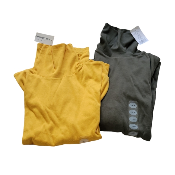 NWT Falls Creek Turtleneck LS Shirt Boys 14/16 - Picture 1 of 6